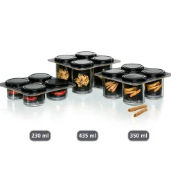 Vorratsgläser-Set Mara | 4-teilig | 350 ml