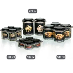 Vorratsgläser-Set Mara | 4-teilig | 106 ml