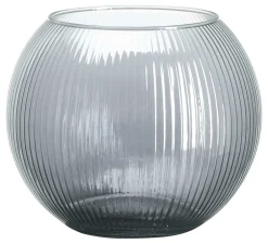 Windlicht Elysia | 19 x 19 x 16 cm | silber | kugelförmig